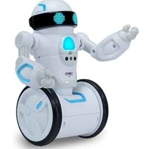 Smart Interactive White and Blue Robot Toy